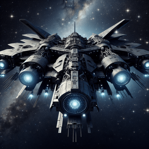 futuristic war space craft..
Full front bottom view