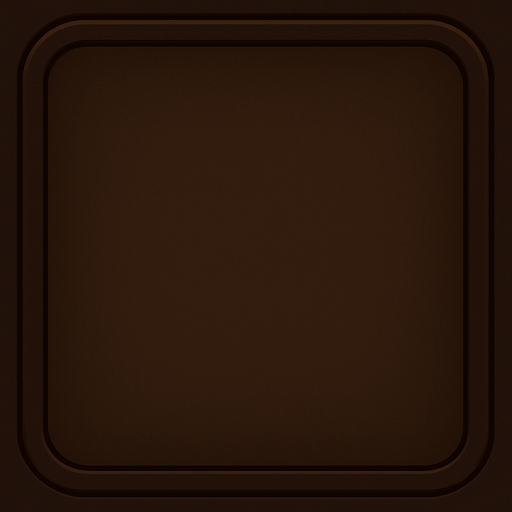 Prompt: Create a Dark Brown Hollow-Style Background
Design a sleek and minimal background using a dark brown color (such as chocolate or espresso tones).

Use a hollow or framed appearance — not a solid fill — to keep the center light and uncluttered.

The central area should feel open, possibly with a slight transparency or soft inner shadow.

The darker brown edges should add contrast and warmth without overpowering the game tiles..
In-Game asset.  2d.  High contrast.  No shadows