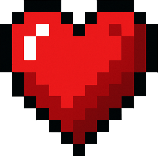 pixel hearth.
In-Game asset.  2d.  High contrast.  No shadows