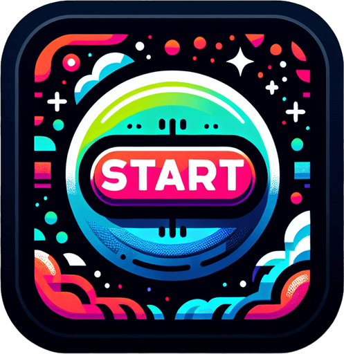 Start_button.
Single Game Texture.  In-Game asset.  2d.  Blank background.  High contrast.  No shadows