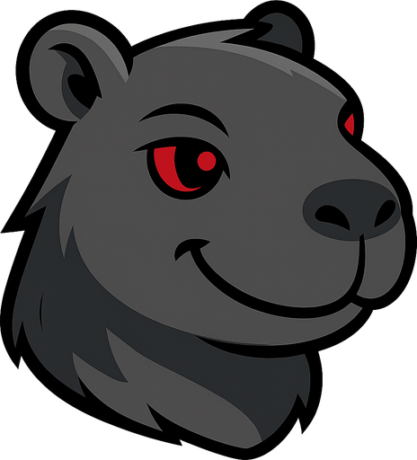 Has este capibara mas joven y pequeño. Recuerda usar los rasgos y formas de un capibara. Añadele una sonrisa sin mostrar los dientes. Sin fondo