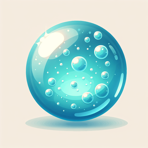 shining sea bubble.
Single Game Texture.  In-Game asset.  2d.  Blank background.  High contrast.  No shadows