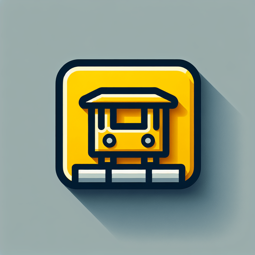 yellow bus stop symbol svg Single Game Texture. In-Game asset. 2d. No shadows. flat. detailed