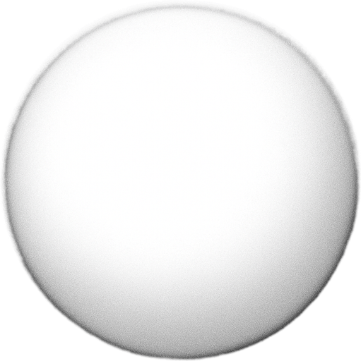A white circle with a lightening gradient towards the edge..
Single Game Texture.  In-Game asset.  2d.  Blank background.  High contrast.  No shadows