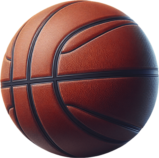 basketbol topu.
Single Game Texture. In-Game asset. 2d. Blank background. High contrast. No shadows.