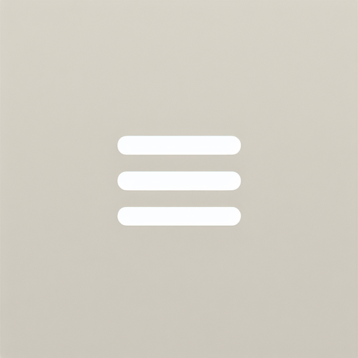 3 white lines.
UI element