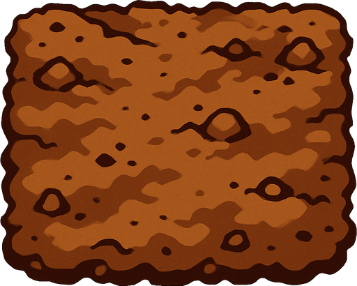 dirt.
In-Game asset.  2d.  High contrast.  No shadows