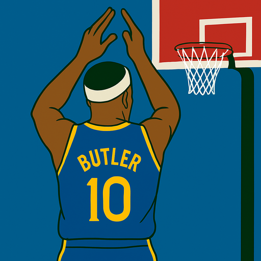 Make Jimmy butler number 10 in a warriors jersey