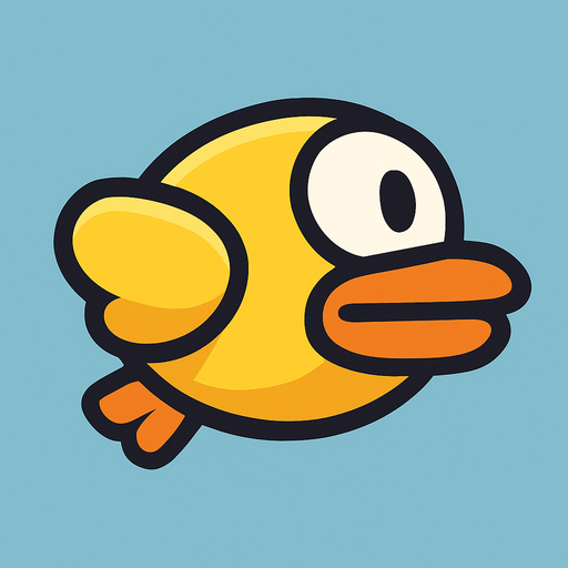 Make bird same like flappy bird.
In-Game asset.  2d.  No shadows