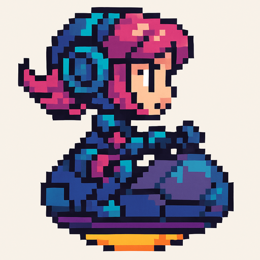 Make it pixel art style