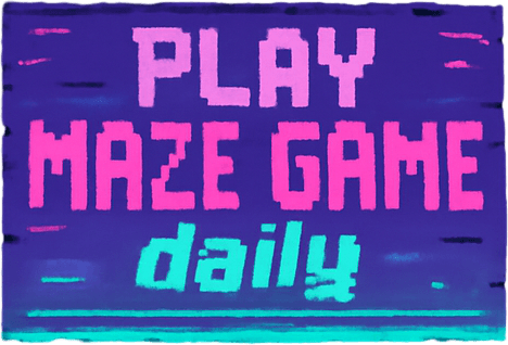“Design an abandoned data vault with pulsing core reactors and neon warning stripes. A central holo-banner flashes ‘Play Maze Game daily’ in glitchy, stylized lettering. Add drifting sparks, cable conduits, and a damp metal floor reflecting ambient light—empty of characters and coins.”.
In-Game asset.  2d.  High contrast.  No shadows
