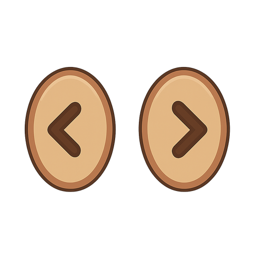 Left right button. No background. Transparent background. Blank background. No shadows. 2d. In-Game asset. flat