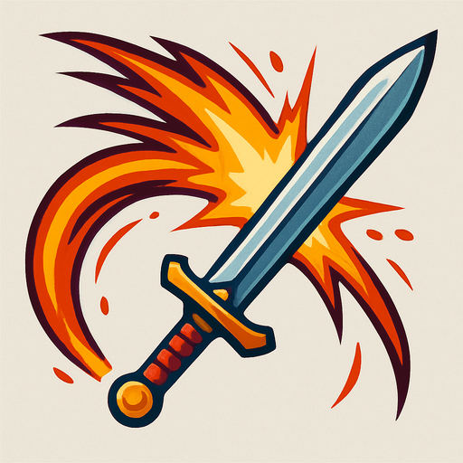 Kılıç vurma efekti.
In-Game asset.  2d.  High contrast.  No shadows