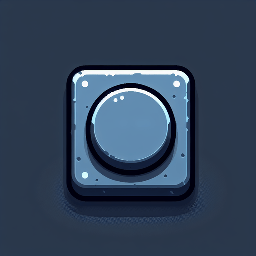 Object_change_button.
Single Game Texture.  In-Game asset.  2d.  Blank background.  High contrast.  No shadows