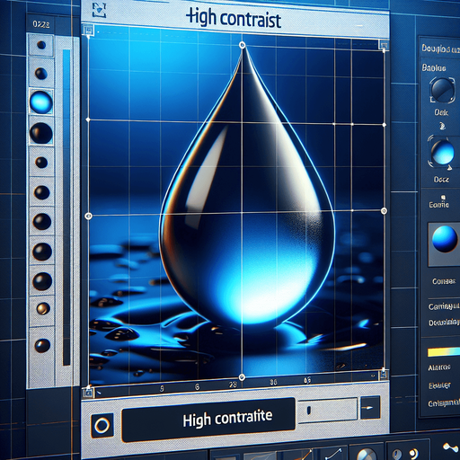 Drop Of water.
Single Game Texture.  In-Game asset.  Blank background.  High contrast.  No shadows