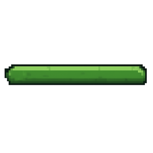 pixelart, bar, green. No background. Transparent background. Blank background. No shadows. 2d. In-Game asset. flat