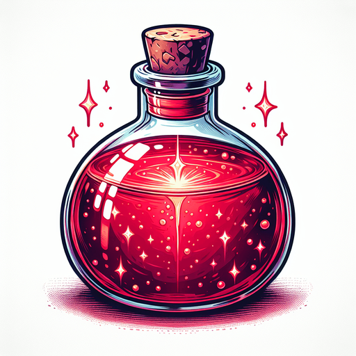 red potion
red potion, no background