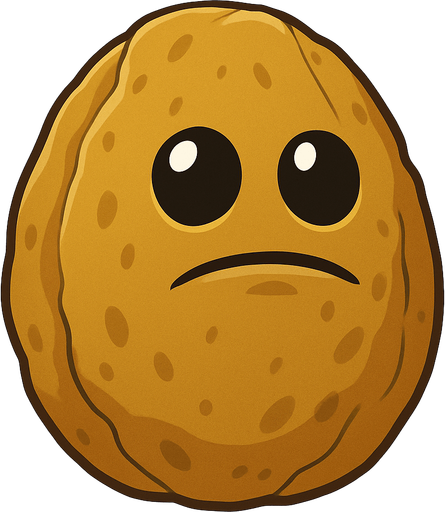 Wallnut del videojuego plantas vs zombies.
In-Game asset.  No shadows