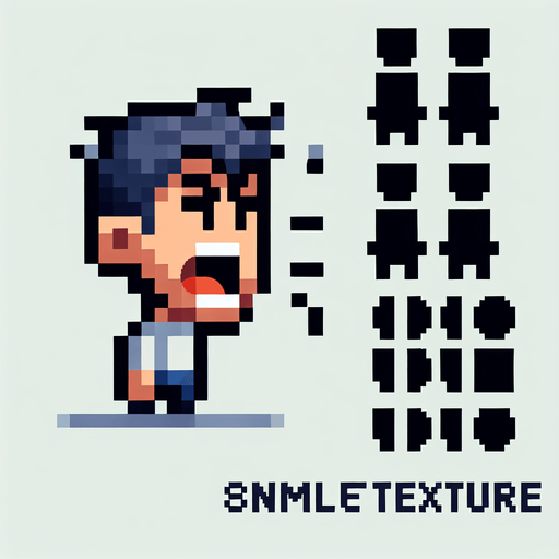 shouting person. Single Game Texture. In-Game asset. 2d. Blank background. High contrast. No shadows. Retro..
Single Game Texture. In-Game asset. 2d. Blank background. High contrast. No shadows.