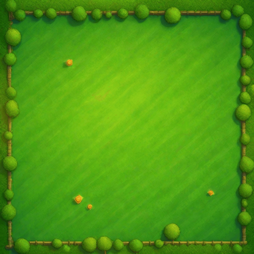 Top view. Texture for 2D games. Green meadow.