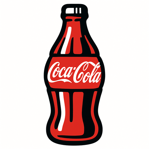 Coca Cola.
In-Game asset.  2d.  High contrast.  No shadows