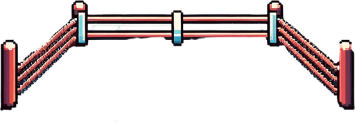 pixel art view from inside boxing ring, floor near middle of image
Single Game Texture. In-Game asset. 2d. Blank background. High contrast. No shadows.