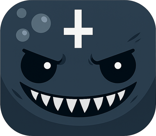 Bunun hiç birşey ni değiştirme sadece rengini koyu  mavi ve açık gri ve alnına ters haç koy ve arkaplanı olmasın