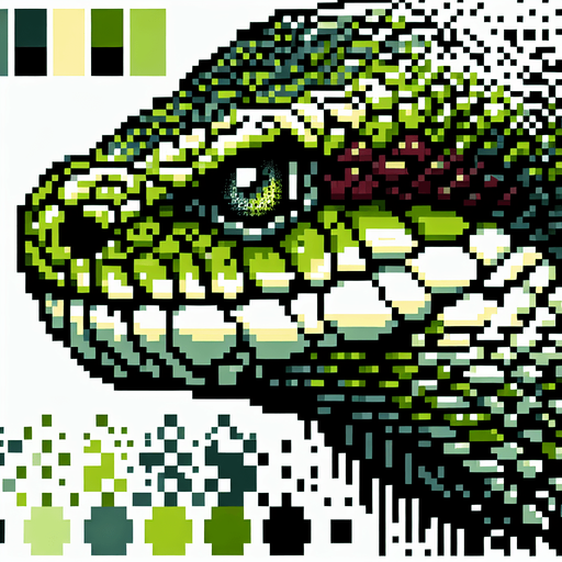 Snake head pixel