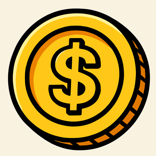 coin.
In-Game asset.  2d.  High contrast.  No shadows