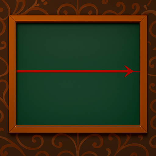 Change the center bumper on the table into a red line that’s painted on the table, like a casino table, that ends in an arrow on the right hand side.