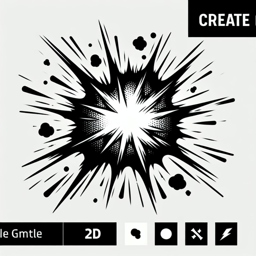 pow effect.
Single Game Texture. In-Game asset. 2d. Blank background. High contrast. No shadows.