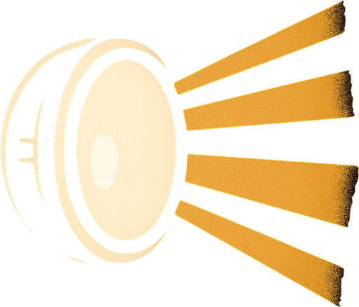 far ışığı yansıması.
In-Game asset.  2d.  High contrast.  No shadows