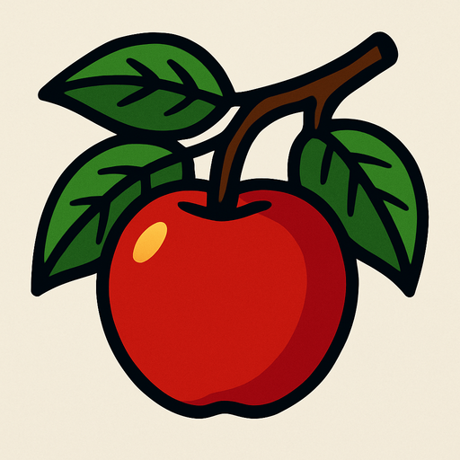 Dalında Meyve.
In-Game asset.  2d.  High contrast.  No shadows