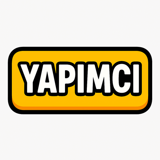 YAPIMCI BUTTON.
In-Game asset.  2d.  High contrast.  No shadows