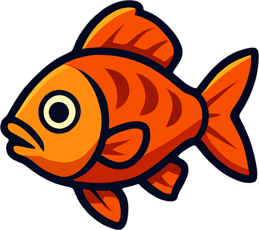 Fish.
In-Game asset.  2d.  High contrast.  No shadows
