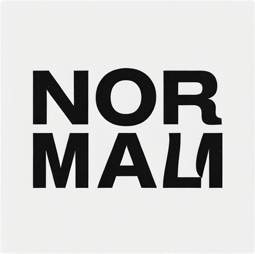 Normal text.
A text that says Normal