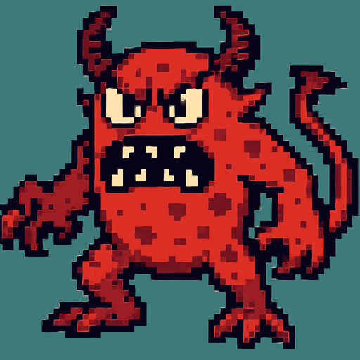 Retro pixel style from arcade