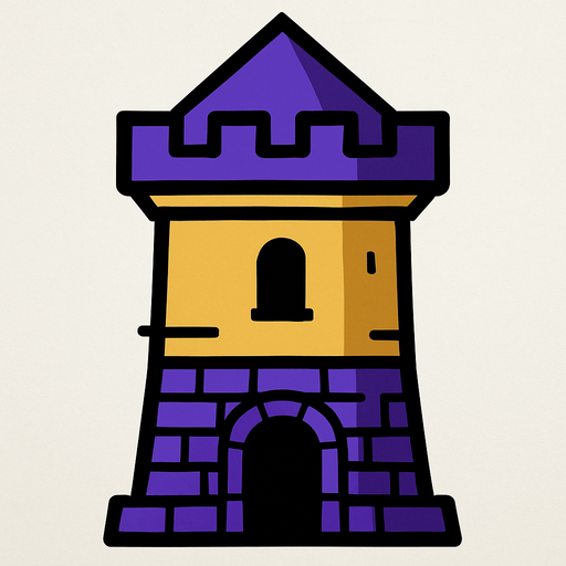 areaTowerAsset.
In-Game asset.  2d.  High contrast.  No shadows