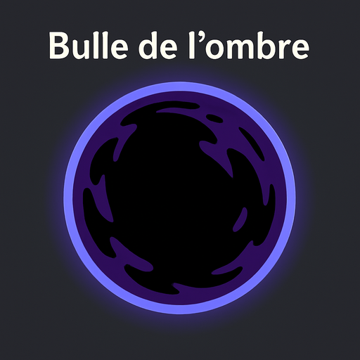 Bulle de l'ombre.
In-Game asset.  2d.  High contrast.  No shadows