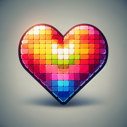 heart.
Single Game Texture.  In-Game asset.  2d.  Blank background.  High contrast.  No shadows