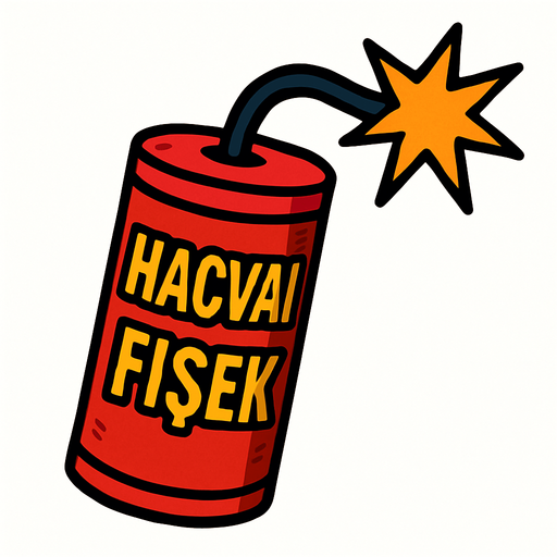 Hacvai Fişek.
In-Game asset.  2d.  High contrast.  No shadows