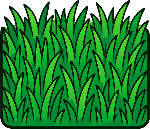 düz çimen resmi.
In-Game asset.  2d.  High contrast.  No shadows
