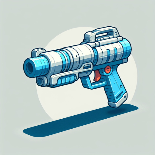watergun
Single Game Texture. In-Game asset. 2d. Blank background. High contrast. No shadows.