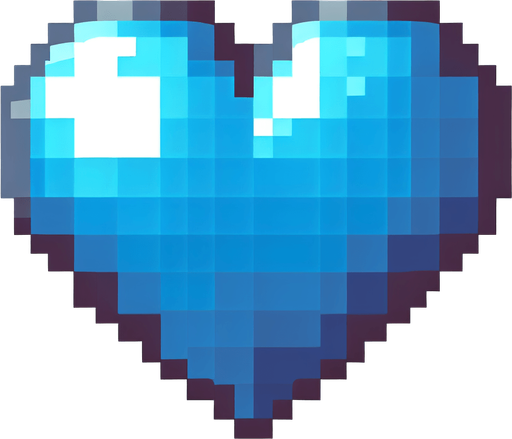 pixalated heart grey Single Game Texture. In-Game asset. 2d. Blank background. High contrast. No shadows.