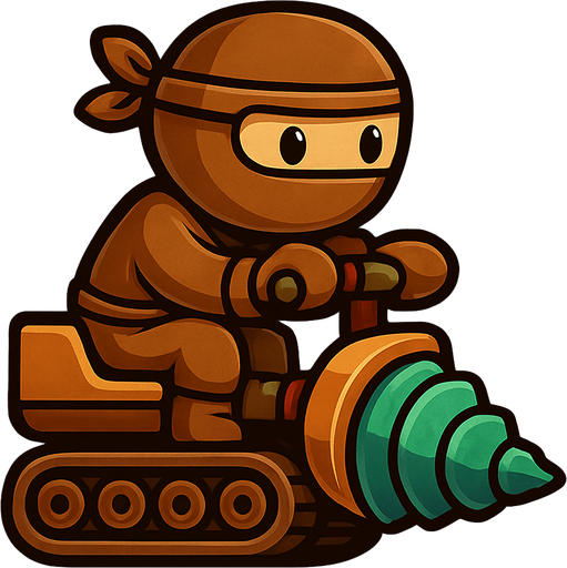 Same ninja character, with bronze color