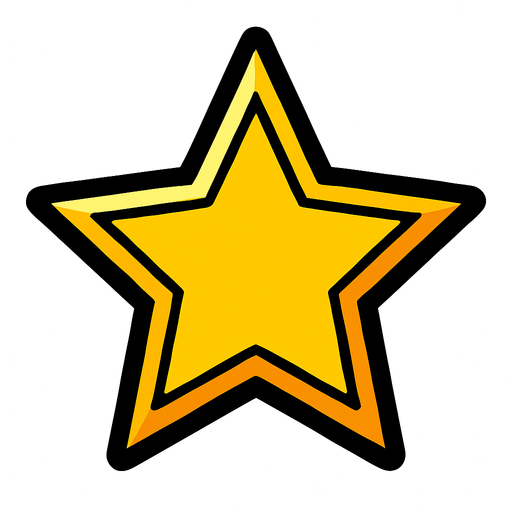 Yıldız.
In-Game asset.  2d.  High contrast.  No shadows