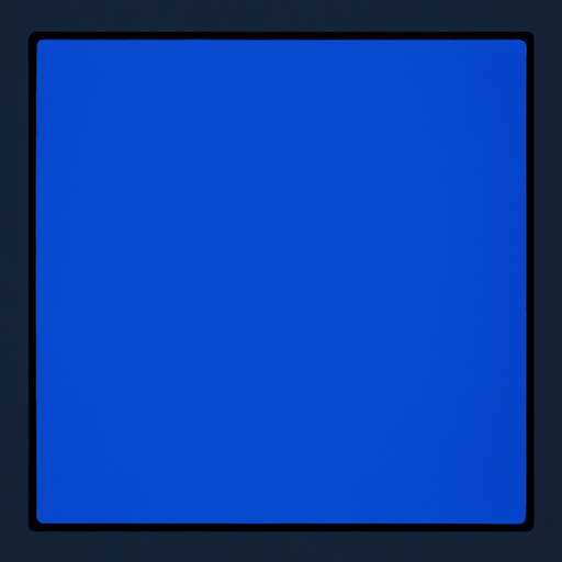 full blue screen.
In-Game asset.  2d.  High contrast.  No shadows