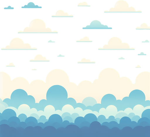 Minimalist Gradient Background (Default Style) 🎨
A smooth gradient sky transitioning from light blue to deep blue.
Optionally, add a subtle parallax effect with slow-moving clouds.
This style keeps the game clean and visually appealing..
Single Game Texture.  In-Game asset.  2d.  Blank background.  High contrast.  No shadows
