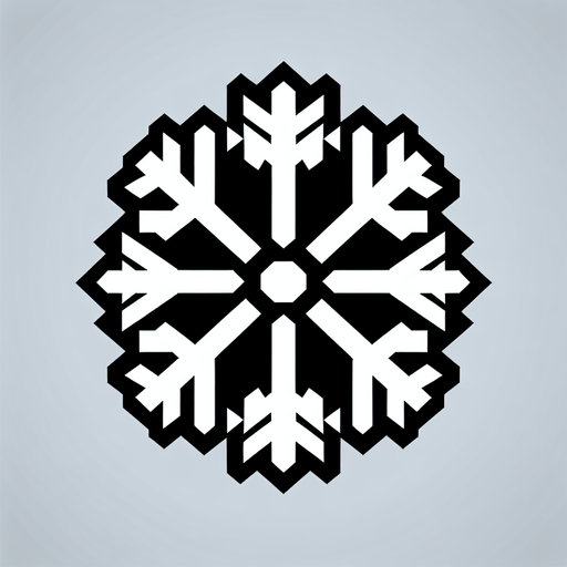 2d cartoon of a lonely snowflake, sideview Single Game Texture. In-Game asset. 2d. Blank background. High contrast. No shadows.