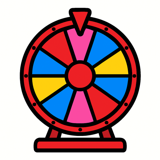 Fun çark.
In-Game asset.  2d.  High contrast.  No shadows